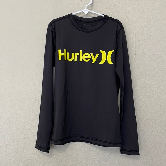 HURLEY BOYS RASH GUARD SURF SHIRT - Picture 1 of 5